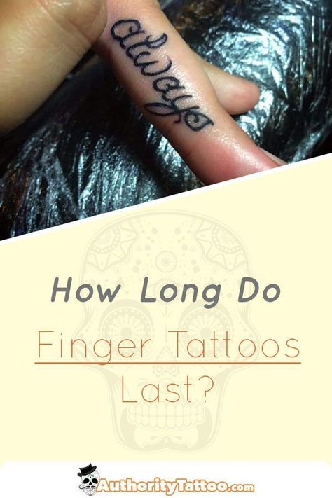 Finger tattoos can fade quicker than others due to constant use and frequent rubbing. We discuss how long finger tattoos last within this article. Aged Finger Tattoo, Faded Finger Tattoo, Healed Finger Tattoo, Word Finger Tattoos, Healed Finger Tattoos, Finger Tattoos Fade, Side Finger Tattoos, Inside Finger Tattoos, Inner Finger Tattoo