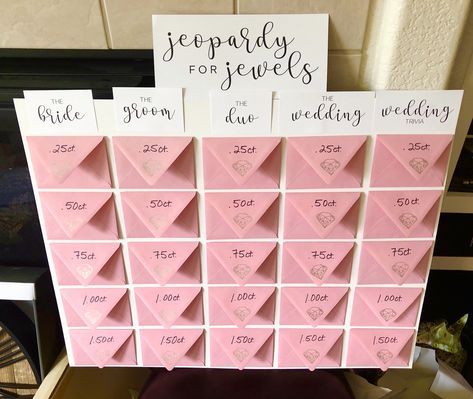 Bride Jepordy Board, Disney Bridal Jeopardy, Bridal Shower Jeapordy, Jepordy Bridal Shower Game Questions, Wedding Jepordy Shower Ideas, Jeopardy Bridal Shower Game, Bachelorette Jepordy Game, Bridal Shower Jeporady, Bridal Jepordy Shower Questions