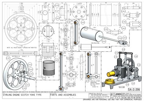 Mechanical Design Projects, Sterling Engine, Mechanical Assembly Drawings, Technical Drawing Mechanical, Engineering Drawing Mechanical, Autocad 3d Modeling, Autocad Drawing Mechanical, Mechanics Drawing, Mechanical Engineering Drawing Symbols