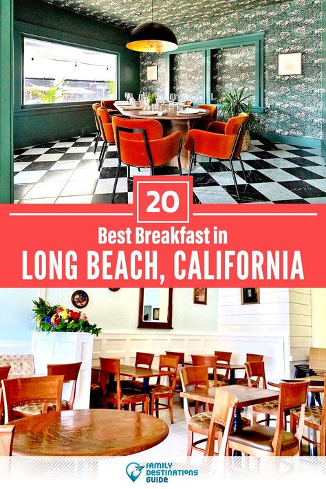 Long Beach Restaurants, Beverly Hills Restaurants, Lunch Places, Breakfast Places, Brunch Places, Cozy Restaurant, Los Angeles Restaurants, Los Angeles Beaches, Breakfast Restaurants