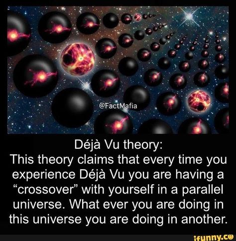 Deja Vu Theories, Theories About The Universe, Cool Science Facts, Interesting Facts About World, Parallel Universe, What Ever, Deja Vu, Quantum Physics, Book Writing Tips