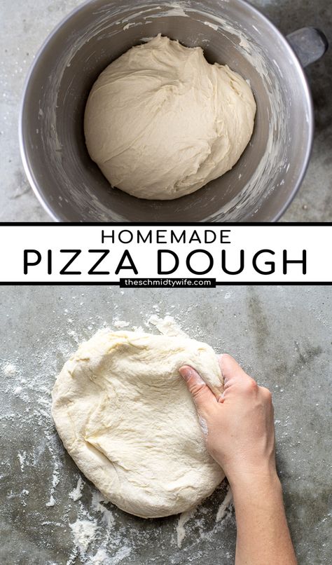 Classic Pizza Dough Recipe, Pizza Night At Home, Cooking Homemade Pizza, At Home Pizza, All Purpose Flour Recipes, Home Pizza, Best Pizza Dough Recipe, Making Pizza Dough, Perfect Pizza Dough