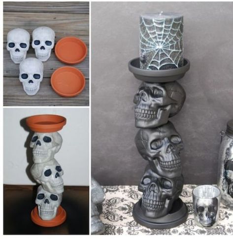 Haunted House Table Centerpiece, Store Halloween Decorations, Dollar Store Halloween Decorations, Easy Diy Halloween Decorations, Casa Halloween, Dollar Tree Halloween, Halloween Fest, Homemade Halloween Decorations, 2023 Halloween