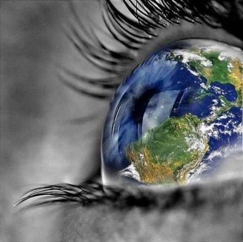 earth eye الفن الرقمي, Arte Fantasy, Eye Art, Pics Art, An Eye, Cool Eyes, Beautiful Eyes, Mother Earth, Beautiful World