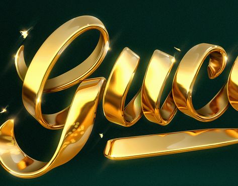 Alfabeto para el 36 days of type sur Behance Artistic Fonts, Chrome Letters, Makeup Event, Gold Font, Letter Art Design, Photoshop Text Effects, 3d Type, Typography Calligraphy, Gold Typography