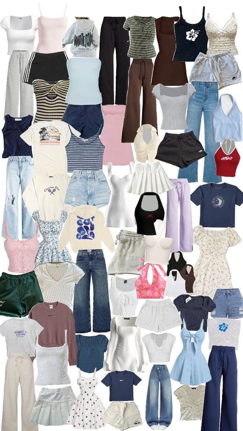 every one should wear this Cute Clothes Collage, Clothes Collage, Outfit Collage, Collage, Cute Outfits, How To Wear, Clothes