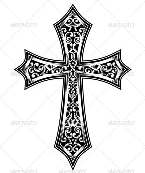 Ornate Christian Cross Vector  #GraphicRiver         fully editable vector illustration (editable EPS) of ornate celtic cross in black isolated on white background, suitable for design element, crest, coat of arms, emblem, insignia or tattoo design, package contains : JPG image 3600×5000 pixels and EPS vector file     Created: 1August13 GraphicsFilesIncluded: JPGImage #VectorEPS Layered: No MinimumAdobeCSVersion: CS Tags: CelticCross #blackandwhite #carved # Christian Cross Images, Cross Stencil, Rosary Bead Tattoo, Faith Symbol, Fancy Cross, Cross Clipart, Celtic Cross Tattoos, Ornate Cross, Cross Pictures