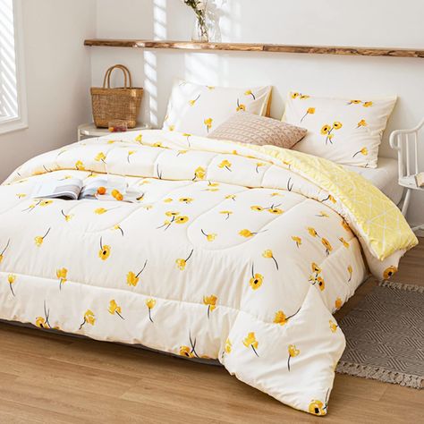 Yellow bed sheets