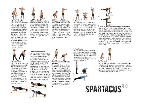 Spartacus 2.0 Back Weight Exercises, Workouts Plans, Full Body Workout Program, Work It Girl, Free Weight Workout, Spartacus Workout, Mavericks Surfing, Daily Workout Plan, Workout Diet