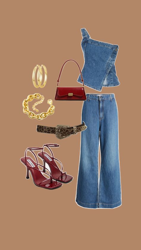 Denim outfit inspo, brunch outfit, semi formal outfit, classy outfit Outfit Semi Formal, Semi Formal Outfit, Outfit Classy, Denim On Denim, Brunch Outfit, Formal Outfit, Denim Outfit, Semi Formal, Classy Outfits