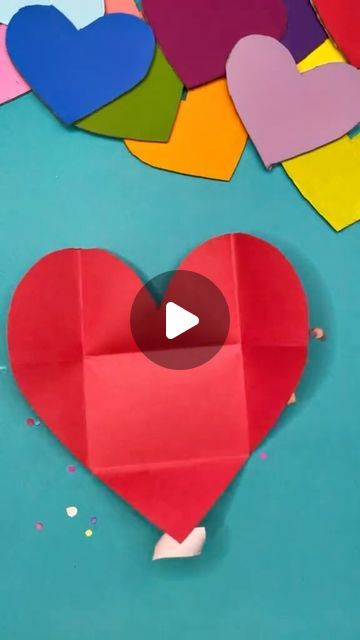 How To Make A Heart Envelope, How To Make A Cute Envelope, Wrap Gift Cards, Valentines Art For Kids, Fiona Art, Cardboard Crafts Decoration, Craft Heart, Make An Envelope, Easy Craft For Kids