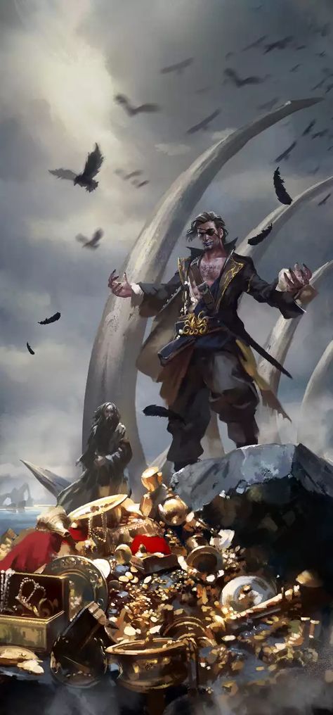 Amazing Game of Thrones Artwork (Warning: Some Spoilers!) - Imgur Euron Greyjoy, Game Of Thrones Artwork, Game Of Thrones Tv, Monkey Island, Fire Book, Asoiaf Art, Hbo Game Of Thrones, Heroic Fantasy, Gra O Tron