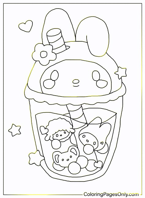 My Melody Coloring Pages, My Melody Coloring, Melody Coloring Pages, Sanrio Coloring, Hello Kitty Coloring Pages, Kitty Coloring Pages, Hello Kitty Colouring Pages, Hello Kitty Printables, Spiderman Coloring