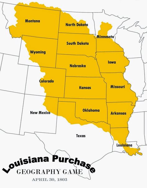 Relentlessly Fun, Deceptively Educational: Louisiana Purchase Geography Game Louisiana Purchase Activities, History Fair Projects, American History Homeschool, American History Timeline, Geography Games, Louisiana History, Teaching Geography, Homeschool Geography, Louisiana Purchase