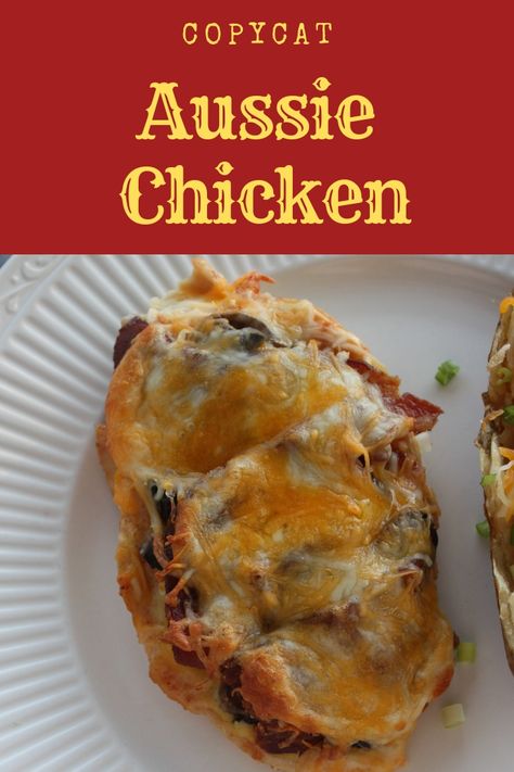 Aussie Chicken Recipes, Chicken Honey Mustard, Aussie Chicken, Homemade Takeout, Company Chicken, Birthday Dinner Recipes, Copycat Outback, Steakhouse Recipes, Chicken Honey