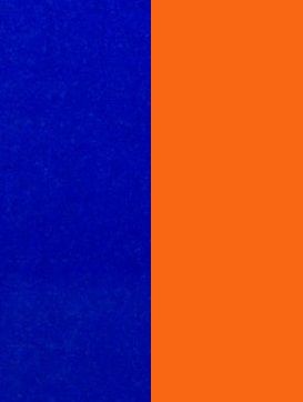 Cobalt Blue And Terracotta, Cobalt Palette, Cobalt Blue And Orange, Orange Complimentary Colors, Blue And Orange, Orange Color Code, Blue Calendar, Yves Klein Blue, Orange Palette