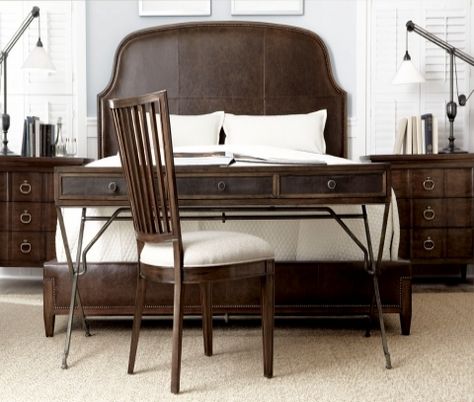 Bernhardt Furniture Company available online at Luxe Home, a Philadelphia fine furniture store. Upholstered Bedroom Set, Belfort Furniture, Colorado Style, Country Aesthetic, Drawer Desk, Upholstered Bedroom, Design Your Bedroom, Sanctuary Bedroom, Bernhardt Furniture