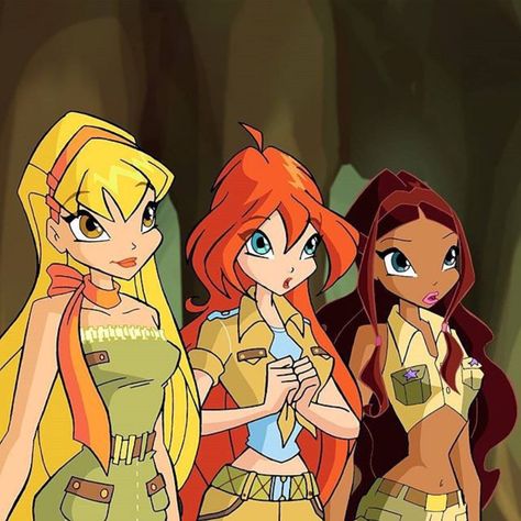 HD 2 Stella bloom and Aisha Trio Halloween Costumes, Klub Winx, Best Friends Cartoon, Flipagram Instagram, Bloom Winx Club, Cartoon Girls, Friend Cartoon, Cartoon Profile Pictures, Cartoon Outfits