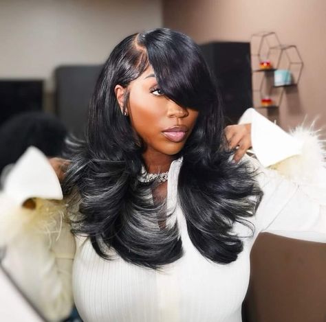 Kash Doll, Exotic Hairstyles, Braided Hairstyles For Black Women Cornrows, Frontal Wig Hairstyles, Curly Crochet Hair Styles, Hair Romance, Hair Magazine, Short Layered Haircuts, Dope Hairstyles