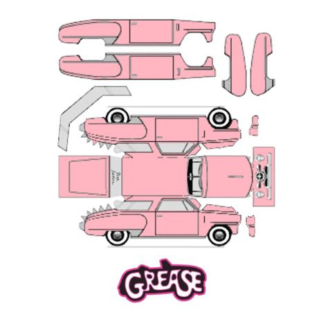 50s Crafts, Grease Car, 50s Themed Party, Grease Party Theme, Diy Backyard Movie Night, Grease Themed Parties, Vintage Car Party, Grease Party, 50s Theme Parties