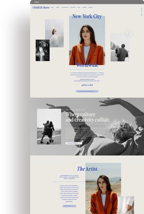 Blog Ux Design, Editorial Website Design Inspiration, Typography For Websites, Showit Blog Template, Marketing Consultant Website, Beautiful Websites Inspiration, Showit Website Design Photographer, Square Space Website Design Inspiration, Personal Website Ideas