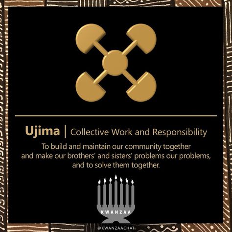 Ujima is the 3rd day of #Kwanzaa! 🔥🔥🔥🙏🏾👋🏾🙋🏾‍♀️👨🏾‍🏫 Kwanzaa Day 3, Ujima Kwanzaa, Kwanzaa Ujima, Days Of Kwanzaa, Kwanzaa Celebration, Kwanzaa Principles, Happy Kwanzaa, Black Life, Kwanzaa