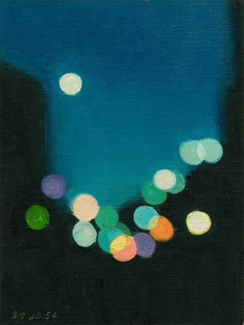 Simple Abstract Painting Ideas, Stephen Magsig, Bokeh Art, Arte Inspo, Painting Art Projects, Painting Inspo, Art Portfolio, Funky Art, Canvas Art Painting