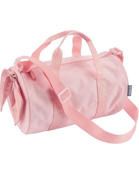 Pink Carter's Ballet Duffel Bag Pink | carters.com Pink Dance Bag, Boyfriends Redesign, Ballet Wishlist, Toddler Ballet Outfit, Pink Gym Bag, Preppy Teen, Ballet Stuff, Ballet Accessories, Toddler Ballet