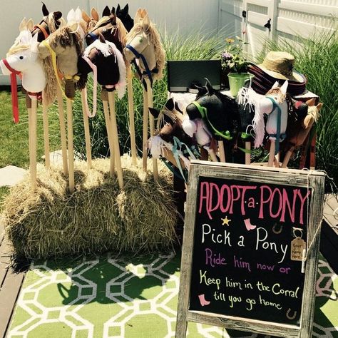 Pbr Birthday Party, Horse Theme Birthday Party, Horse Party Favors, 1st Rodeo, Rodeo Birthday Parties, Diy Party Crafts, Cowboy Theme Party, Barnyard Birthday Party, Western Birthday Party