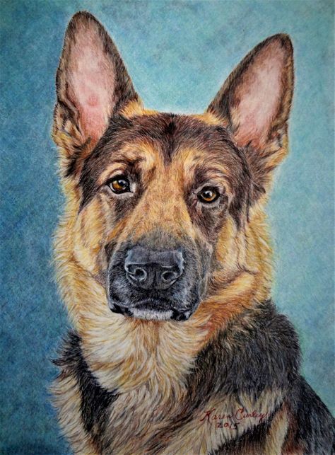 German Shepard Paintings, German Shepherd Painting, German Shepherd Colors, German Shepherd Puppies Training, German Shepherd Art, Shepherd Puppies, German Shepherd Puppies, Dog Photography, Dog Drawing