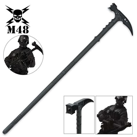 Anti - Free Shipping! Zombie Gear, Broken Concrete, Walking Staff, Hiking Staff, Claw Hammer, Hammer Head, Tactical Survival, Survival Tools, Curved Back