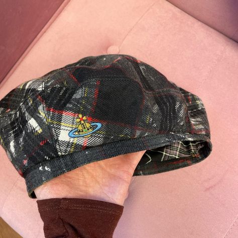 Vivienne Westwood beret check tartan hat vintage... - Depop Vivienne Westwood Beret, Vivienne Westwood Hat, Tartan Hat, Dream Accessories, Hats Vintage, Vivienne Westwood, Tartan, Outfit Accessories, Hats