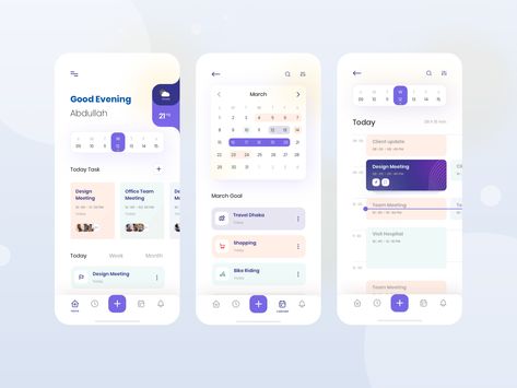 #app #application #calendar #ui #clean #concept #exploration #grid #interface #ios #layout #minimal #task #task #management #to #do #list #trending #ui #userinterface #ux #visual #web Task Manager App, Intranet Portal, Desain Ux, Mobile App Inspiration, Task Management App, To Do App, Ux Kits, Ui Ux 디자인, App Design Layout