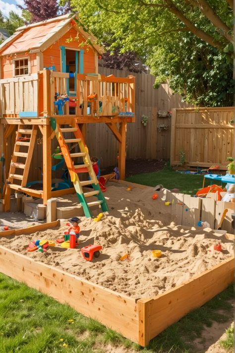 Top 15 DIY Sandbox For Kids [Portable Boxes] Kids Sandbox Ideas, Diy Sandbox With Cover, Sandbox For Kids, Sandbox Ideas, Build A Sandbox, Marigolds In Garden, Sandbox Cover, Wooden Sandbox, Diy Sandbox