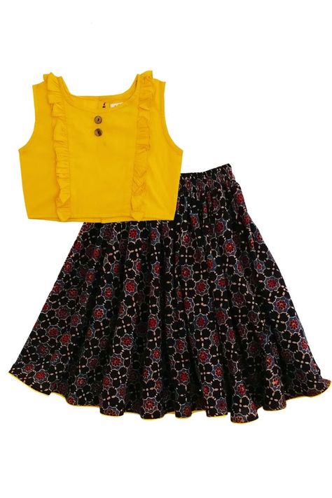 Frilly Crop Top, Designer Indian Wear, Girls Lehenga, Kids Party Wear Dresses, Kids Dress Collection, Kids Blouse Designs, Kids Blouse, Kids Lehenga, Kids Frocks Design