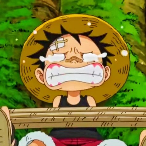 Luffy Crying, Baby Luffy, Pfp Icons, One Piece Anime, One Piece, Novelty Christmas, Christmas Ornaments, Holiday Decor, Anime