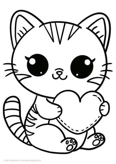 Printable Heart Coloring Pages for Kids Eyes Coloring Pages, Coloring Pictures For Kids, Lukisan Comel, Free Kids Coloring Pages, Valentine Coloring Pages, Preschool Coloring Pages, Heart Coloring Pages, Kitty Coloring, صفحات التلوين