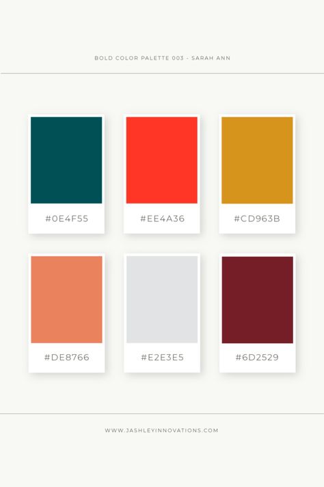 Collegiate Color Palette, Modern Holiday Color Palette, Bold Primary Color Palette, Modern Red Color Palette, Unexpected Color Palettes, Rich Colour Palette, Bold Color Palette Brand Identity, Modern Color Palette Branding, Midcentury Color Palette