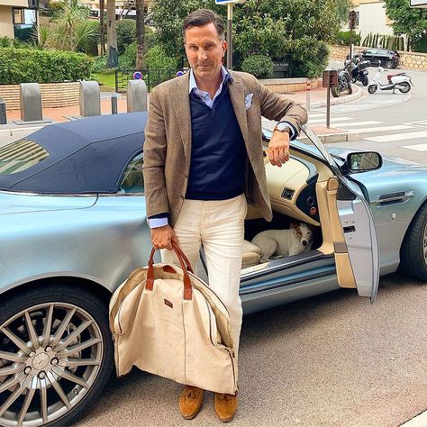 Alexander Kraft on Instagram: “After a refreshing 36 hours in Monaco, off again to the country to escape from the Grand Prix madness and look after the Provençal hotel…” Alexander Kraft Style, Alexander Kraft, Sports Coat, Mens Fashion Fall, British Cars, Perfect Style, Luxury Style, Italian Style, Ready To Go