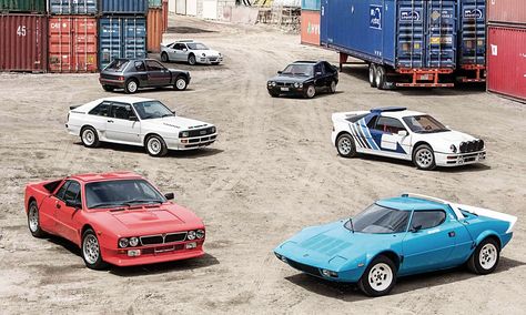 Own Seven Different "Killer Bees" From the Golden Age of Rallying Group B Rally, Lancia Stratos, Lancia Delta, Rally Cars, Rally Racing, Audi Sport, Japan Cars, Car Auctions, Rally Car