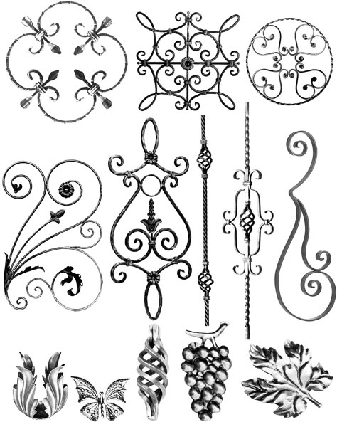 I also have a fair amount of wrought iron in my decor - a screen and wall art. Wrought Iron Aesthetic, Iron Gate Tattoo, Wrought Iron Designs, Porte In Ferro, Motifs Art Nouveau, Metal Tree Art, Wrought Iron Wall Art, Wrought Iron Design, Wrought Iron Decor