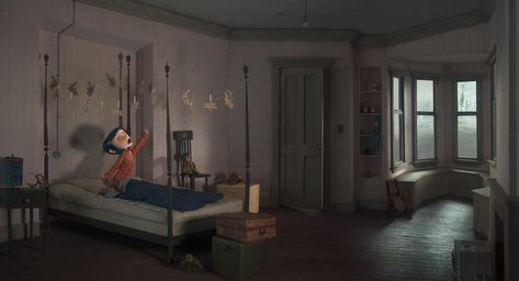 Coraline Print, Coraline Screencaps, Coraline Bedroom, Coraline House, The Pink Palace, Coraline Art, Coraline Movie, Coraline Aesthetic, Coraline Jones