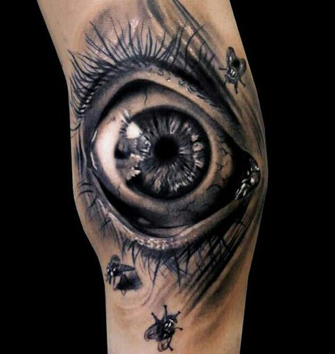 50 Crazy Eye Tattoos | Cuded Eye Tattoo Meaning, Best 3d Tattoos, Amazing 3d Tattoos, Eyeball Tattoo, Hyper Realistic Tattoo, Geniale Tattoos, 3d Tattoos, Crazy Eyes, 3d Tattoo