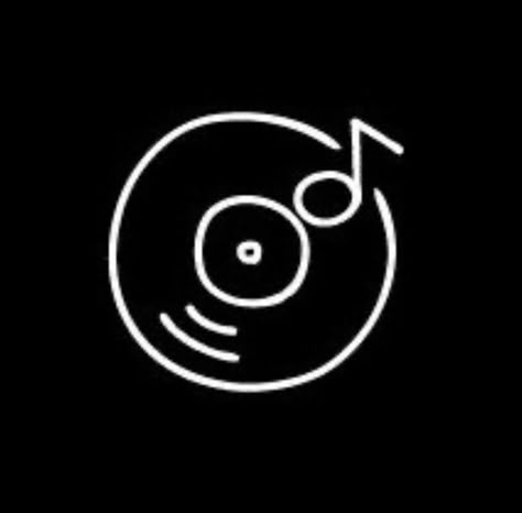 Grunge Insta Highlight Cover, Insta Pfp For Boys, Black And White Spotify Icon, Record Widget Icon, Music Icon Instagram Highlight, Music Icons Black Background, Watermark Ideas, Grunge Pictures, Widget Design