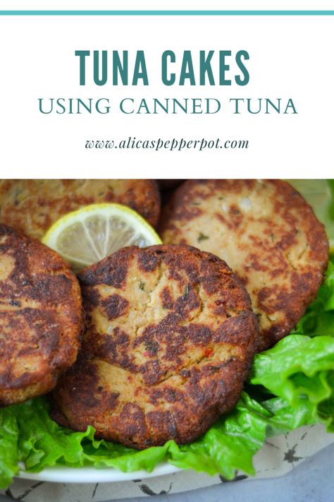 Tuna Cakes Recipe Healthy, Tuna Fish Cakes, Tuna Fish Recipes, Guyanese Recipes, Tuna Burgers, Canned Tuna Recipes, Canned Meats, Tuna Patties, Canned Fish