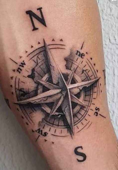 Nautical Sleeve Tattoo Mens, Compass Tattoo Men Sleeve, Compus Tattoos Men, Compass Tattoo Wrist, Men’s Compass Tattoo, Compass Tattoo Shoulder, Compass Tattoo Design Men, Amazing Tattoos For Men, Compass Tattoo Feminine