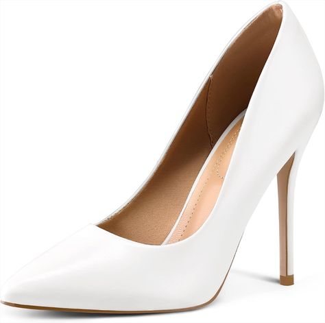 mysoft Women's Heels Pumps Pointed Toe 4IN Heels Dress Wedding Shoes, perfect for more modest and elegant old money style outfit combos, currently ON SALE with 12% for ONLY 42$!
Just click on the link to my amazon page and shop! Wedding Shoes Pumps, Pointy Heels, Basic Heels, Heels Dress, Slip On Dress Shoes, Pointed Pumps, White Heels, Women's Heels, Comfortable Heels