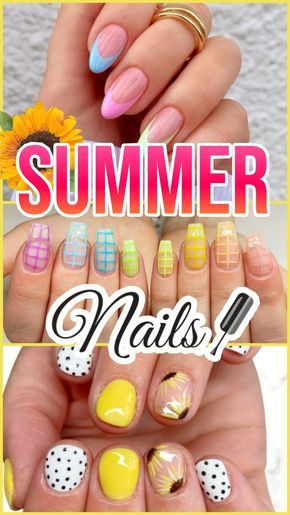 French Tips Summer, Summer Floral Nails, Vibrant Summer Nails, Short Nails Summer, Summer Nail Art Ideas, Classic Nail Art, Coffee Ice Cubes, Fun Summer Nails, Banana Coffee