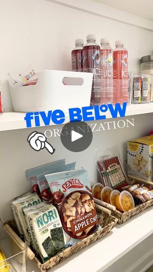 Five Below Organization Ideas, Five Below Diy, Home Organization Ideas, Five Below, Pantry Organization, Diy Organization, Diy Hacks, Home Hacks, Organization Ideas