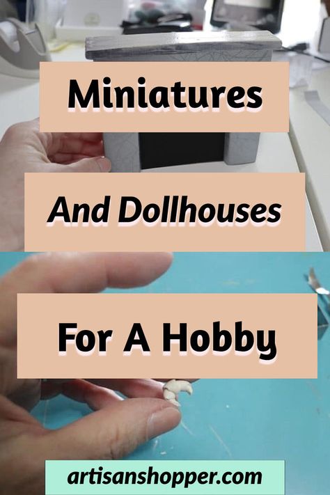 miniatures and dollhouses for a hobby Making Dollhouse Miniatures, Miniature Doll Houses, 1 16 Scale Miniatures Diy, Miniature Crafts Diy Dollhouse Furniture, How To Make Miniature Things Diy, Miniature Knitting Patterns Free, Making Miniatures Diy, Miniature Houses Diy How To Make, Mini Things Diy How To Make